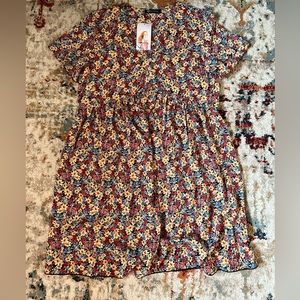 Pretty Garden Flowy Floral Dress